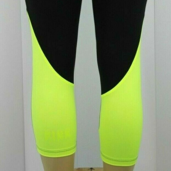 PINK Victoria's Secret Pants - VSPINK NEON CROP ULTIMATE LEGGING MED😍